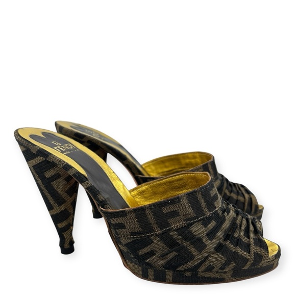 Fendi Zucca Vintage Mules - Picture 1 of 5